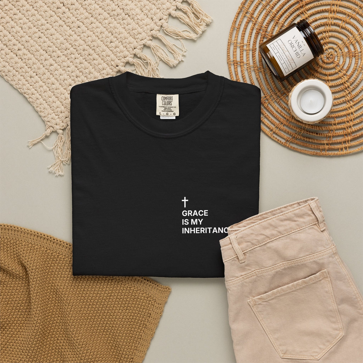 Grace Is My Inheritance. — Cross Edition T-Shirt
