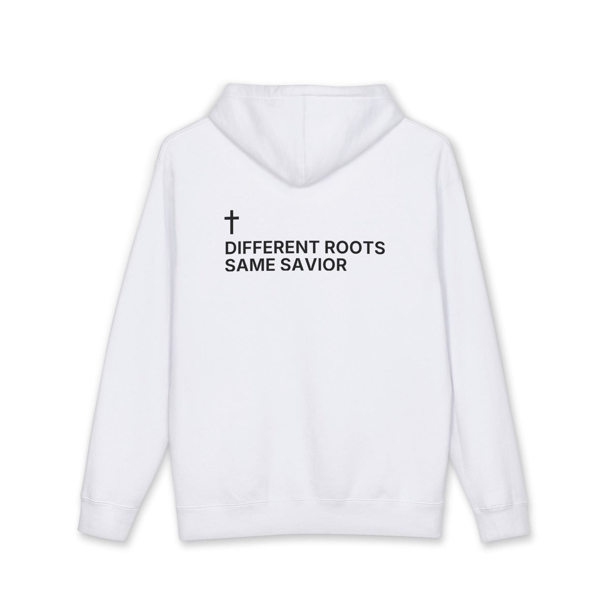 Different Roots. Same Savior. — Cross Edition Hoodie