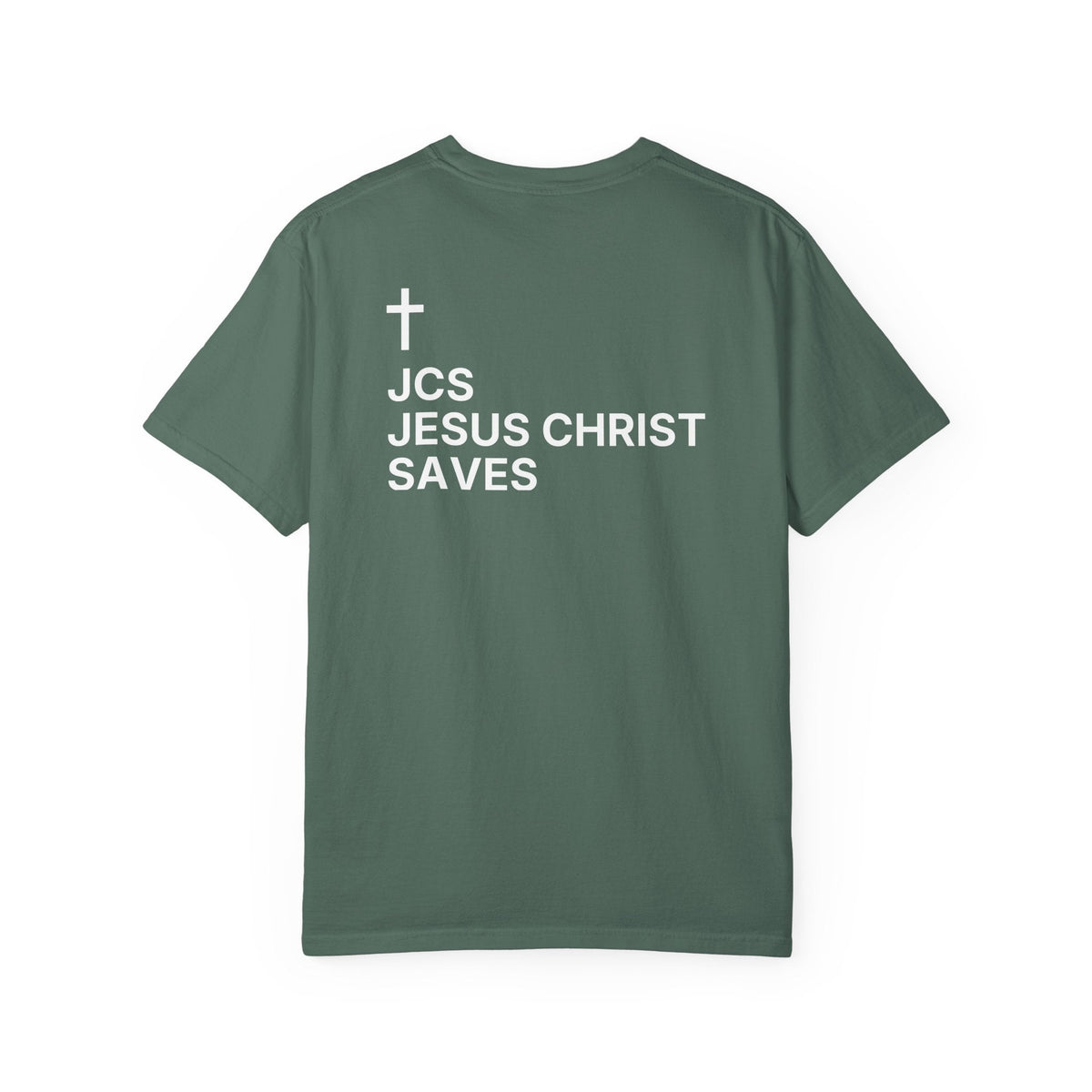 JCS — Jesus Christ Saves — Cross Edition T-Shirt