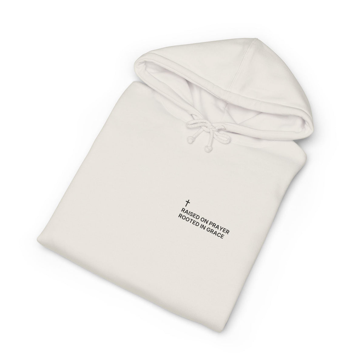 Raised on Prayer. Rooted in Grace. — Cross Edition Hoodie