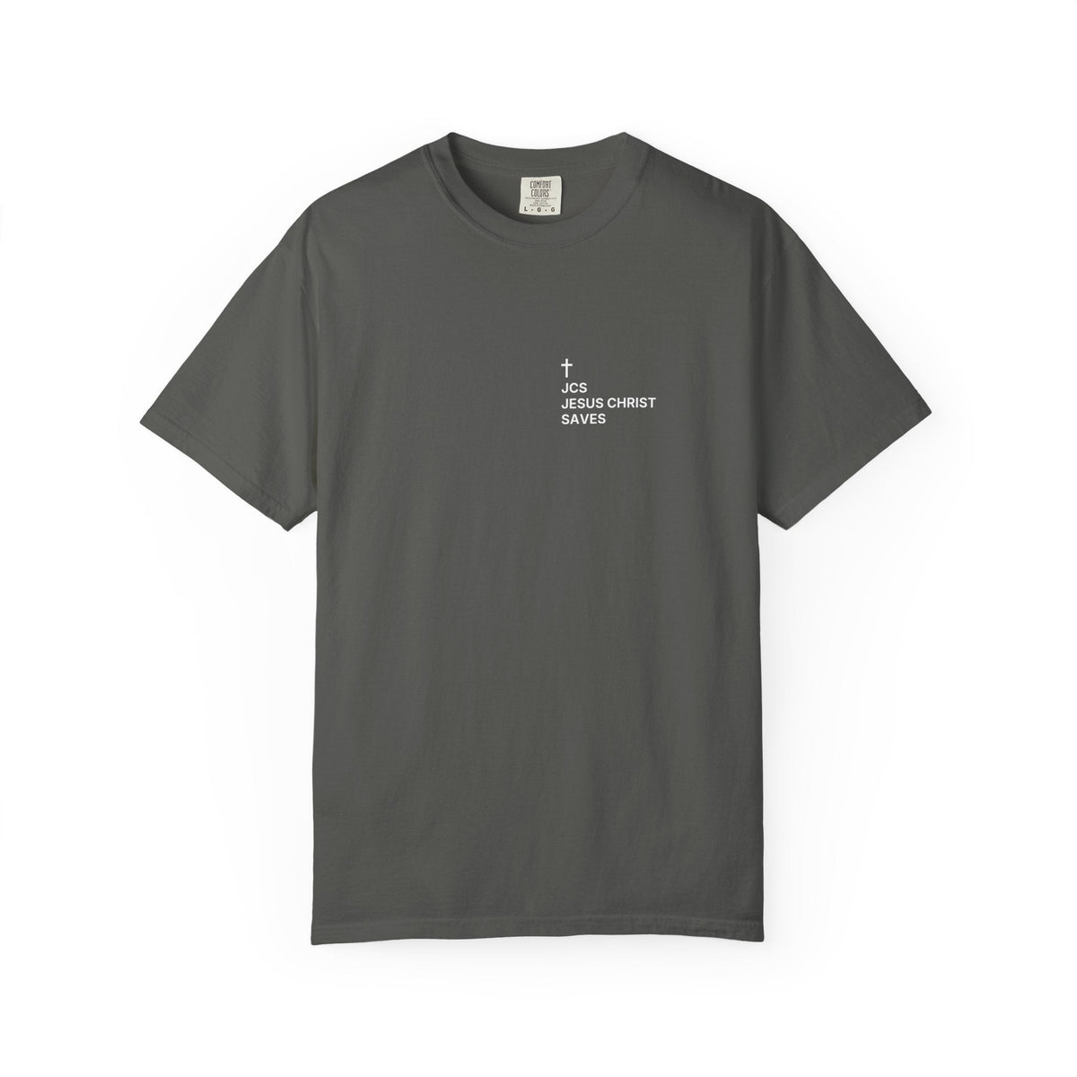 JCS — Jesus Christ Saves — Cross Edition T-Shirt