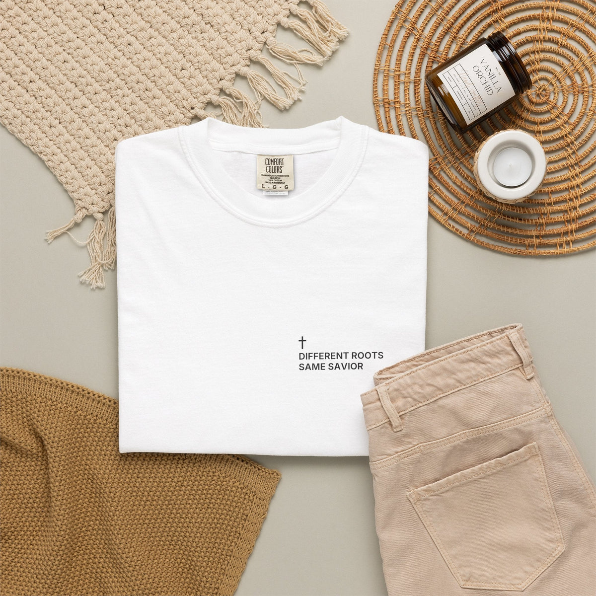 Different Roots. Same Savior. — Cross Edition T-Shirt