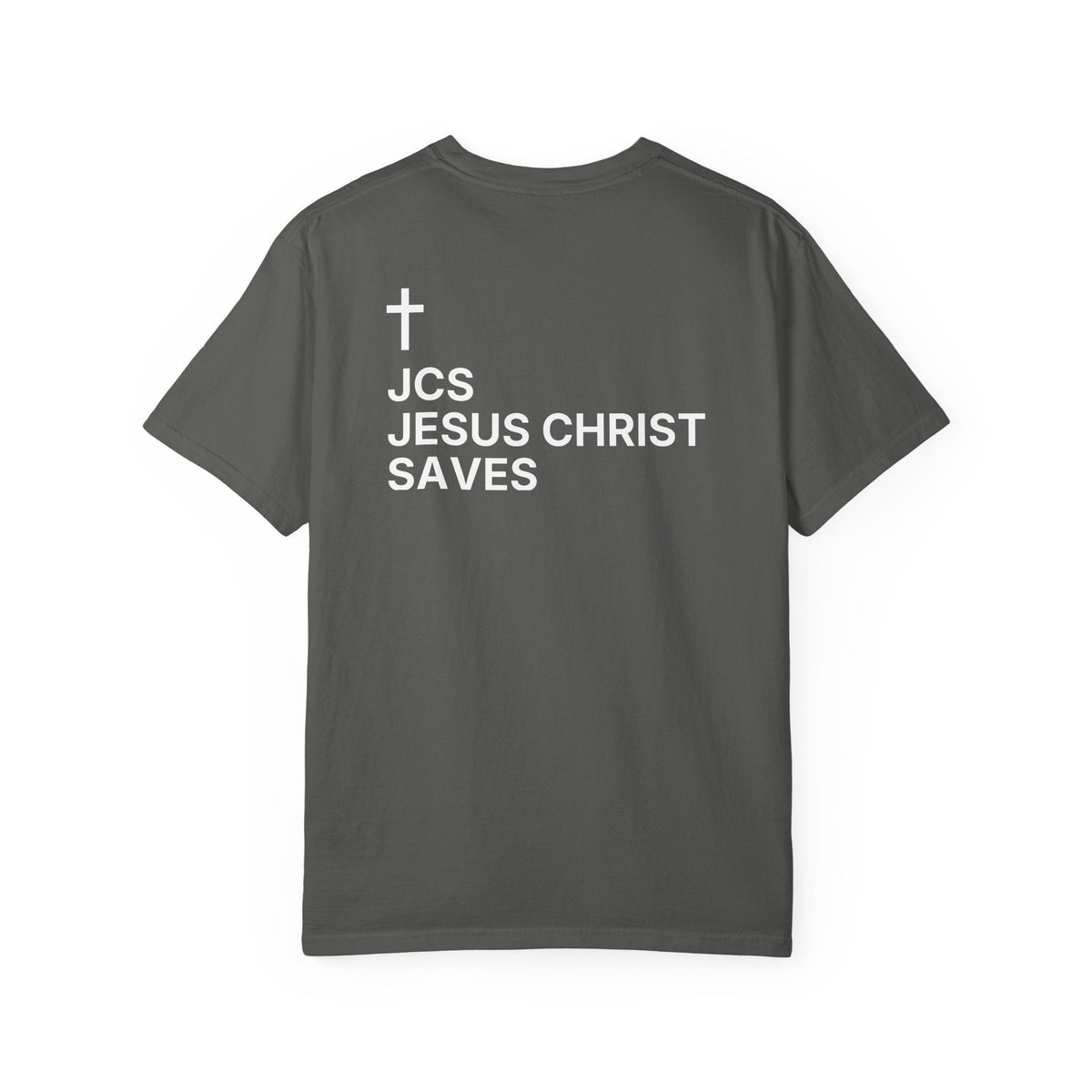 JCS — Jesus Christ Saves — Cross Edition T-Shirt