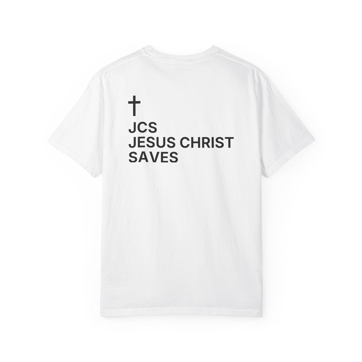 JCS — Jesus Christ Saves — Cross Edition T-Shirt
