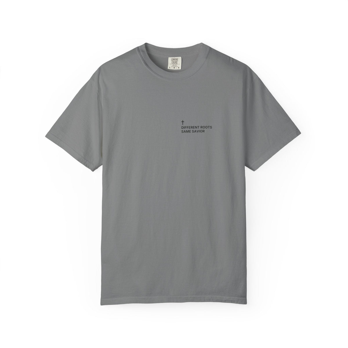 Different Roots. Same Savior. — Cross Edition T-Shirt