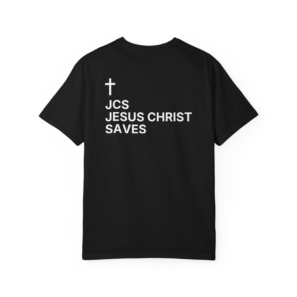 JCS — Jesus Christ Saves — Cross Edition T-Shirt