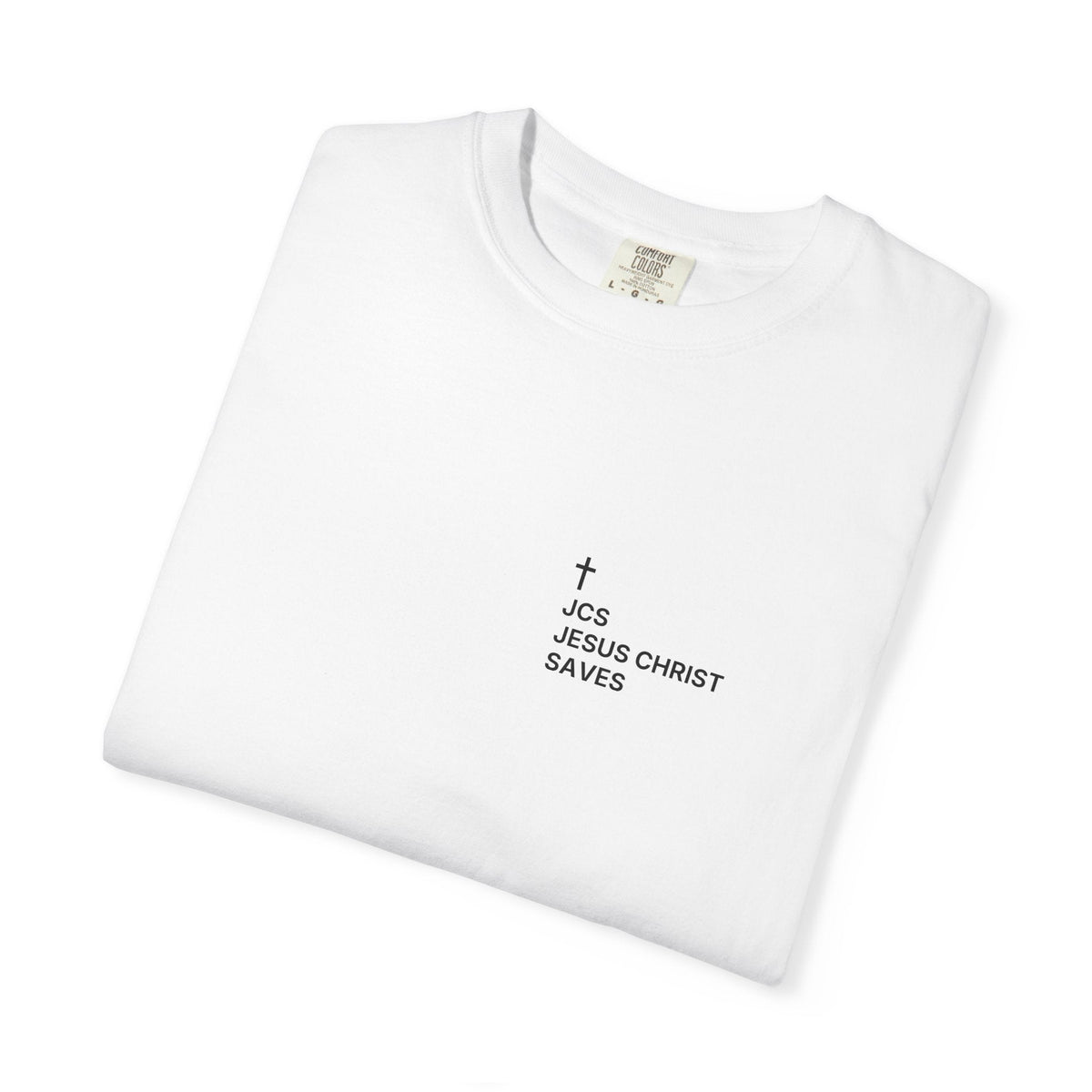 JCS — Jesus Christ Saves — Cross Edition T-Shirt