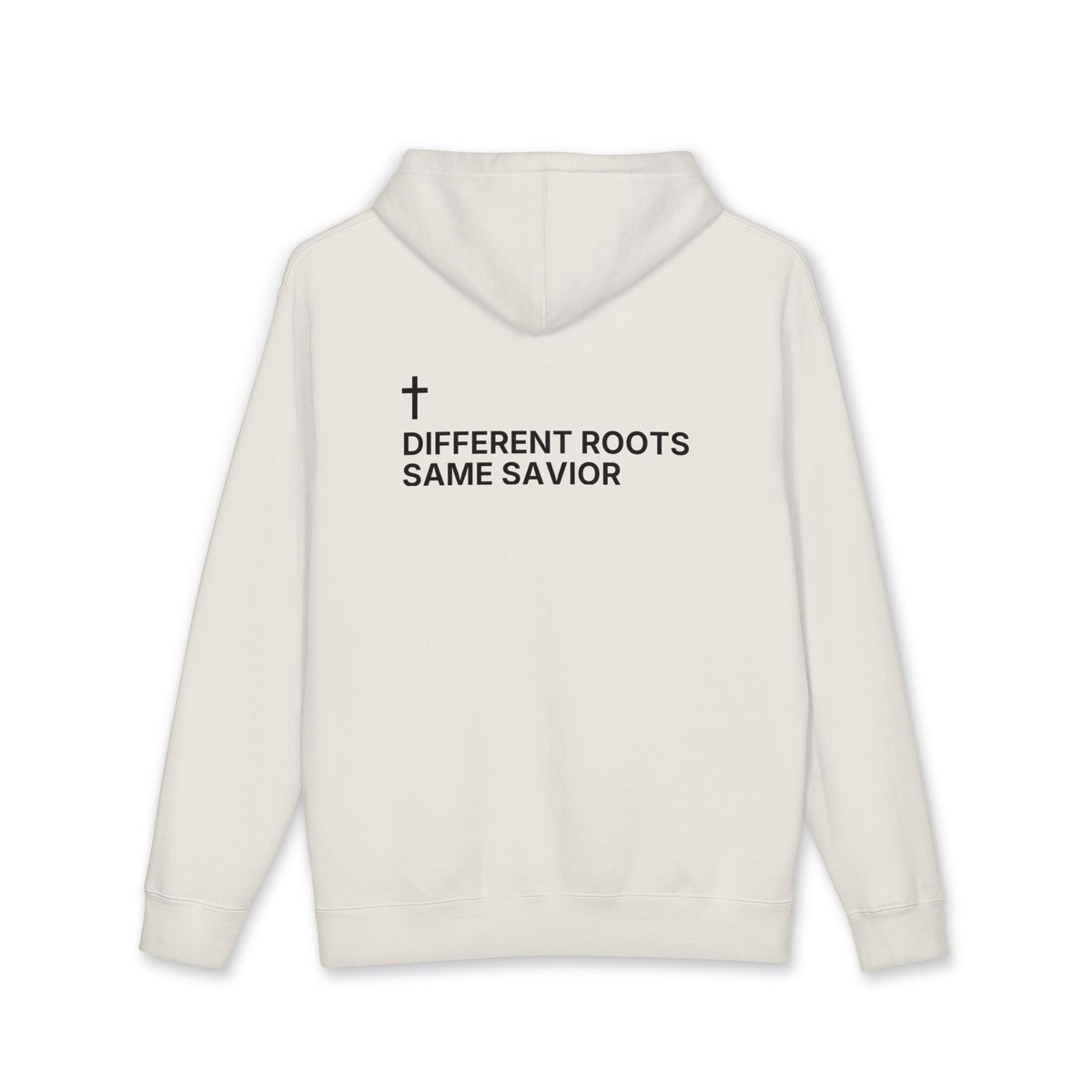 Different Roots. Same Savior. — Cross Edition Hoodie