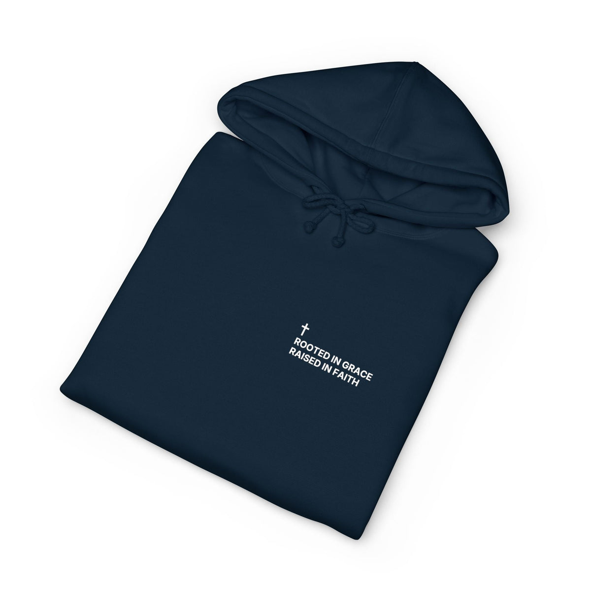 Rooted in Grace. Raised in Faith. — Cross Edition Hoodie
