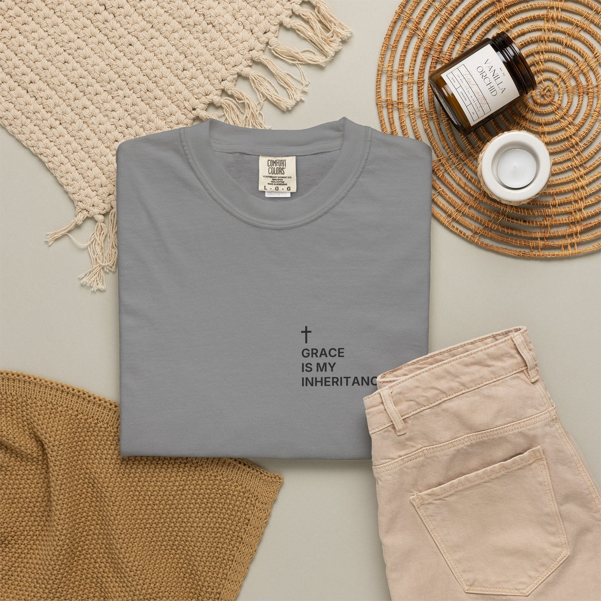 Grace Is My Inheritance. — Cross Edition T-Shirt